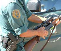 La Guardia Civil sorprende a un cazador riojano sin licencia en un coto turolense 
